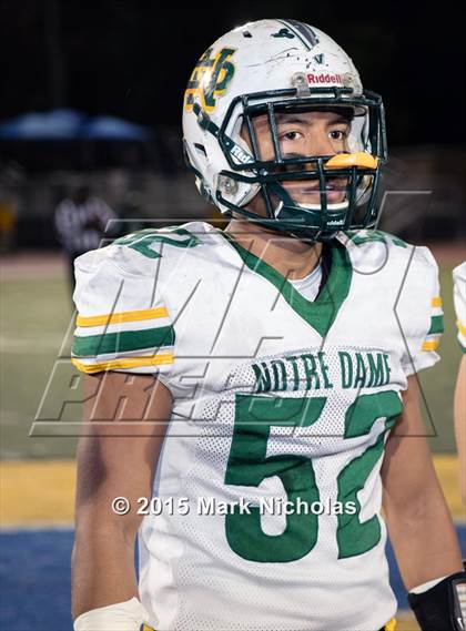Thumbnail 1 in Notre Dame @ Mater Dei Catholic (CIF SoCal Regional 3-A Division Final)  photogallery.