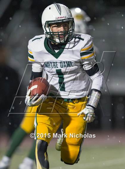 Thumbnail 1 in Notre Dame @ Mater Dei Catholic (CIF SoCal Regional 3-A Division Final)  photogallery.