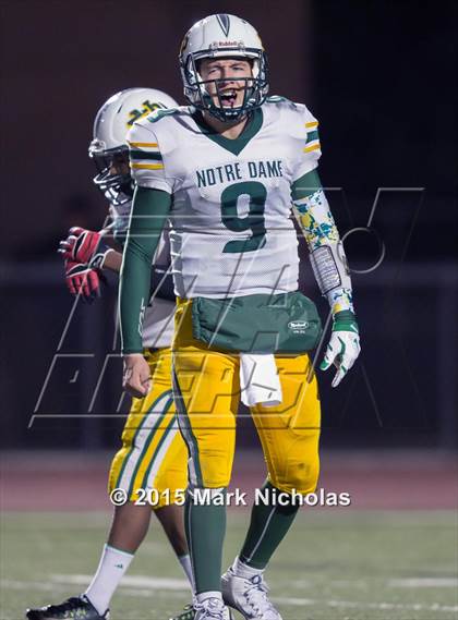 Thumbnail 2 in Notre Dame @ Mater Dei Catholic (CIF SoCal Regional 3-A Division Final)  photogallery.