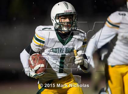 Thumbnail 1 in Notre Dame @ Mater Dei Catholic (CIF SoCal Regional 3-A Division Final)  photogallery.