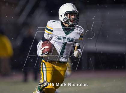 Thumbnail 1 in Notre Dame @ Mater Dei Catholic (CIF SoCal Regional 3-A Division Final)  photogallery.