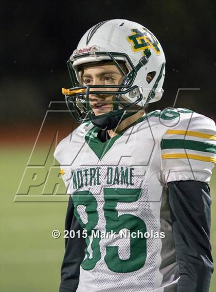 Thumbnail 3 in Notre Dame @ Mater Dei Catholic (CIF SoCal Regional 3-A Division Final)  photogallery.