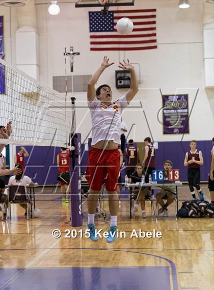 Thumbnail 3 in Ironwood vs Seton Catholic (Notre Dame Prep Invitational) photogallery.