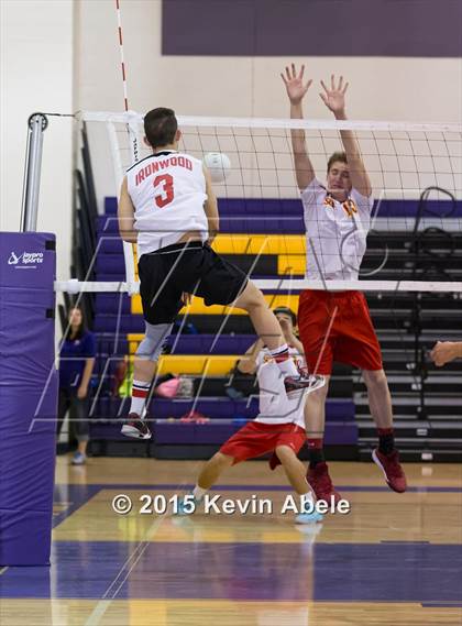 Thumbnail 3 in Ironwood vs Seton Catholic (Notre Dame Prep Invitational) photogallery.