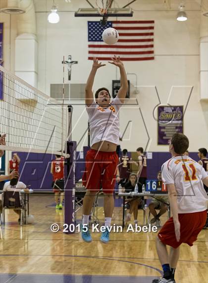 Thumbnail 2 in Ironwood vs Seton Catholic (Notre Dame Prep Invitational) photogallery.