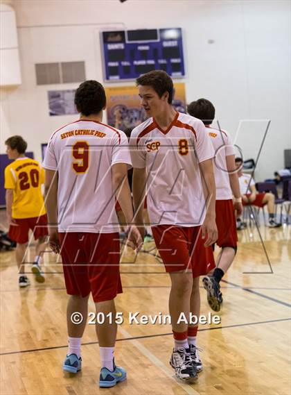 Thumbnail 2 in Ironwood vs Seton Catholic (Notre Dame Prep Invitational) photogallery.