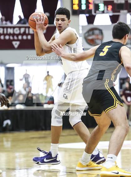 Thumbnail 2 in Cushing Academy vs CBD - Montverde Academy (Spalding Hoophall Classic) photogallery.