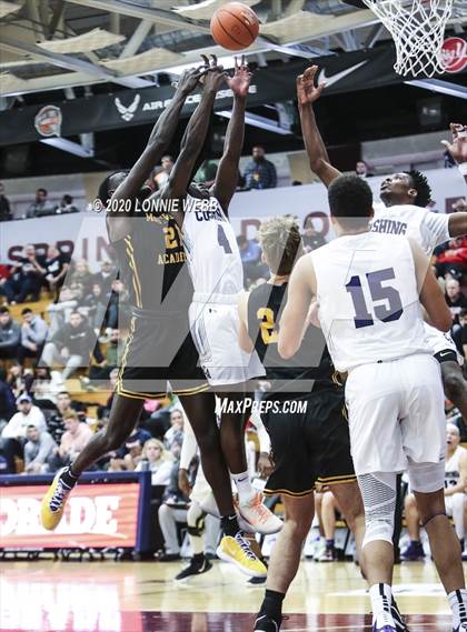 Thumbnail 2 in Cushing Academy vs CBD - Montverde Academy (Spalding Hoophall Classic) photogallery.