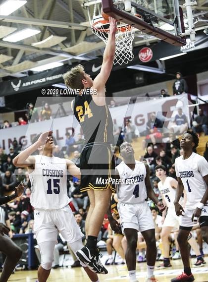 Thumbnail 2 in Cushing Academy vs CBD - Montverde Academy (Spalding Hoophall Classic) photogallery.