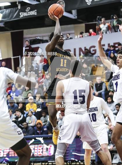 Thumbnail 2 in Cushing Academy vs CBD - Montverde Academy (Spalding Hoophall Classic) photogallery.