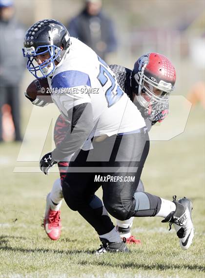 Thumbnail 2 in Platte Canyon vs Peyton (CHSAA 1A Playoff) photogallery.