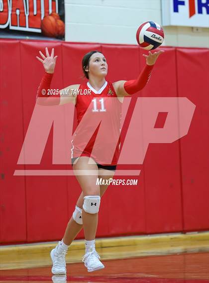 Thumbnail 1 in Albany vs Strawn (Eastland Volleyball Showdown 2025) photogallery.