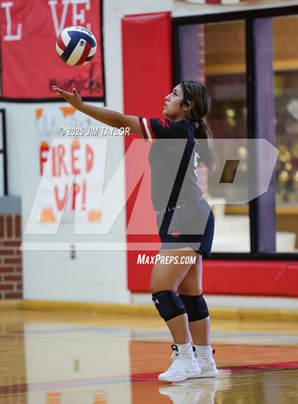 Thumbnail 3 in Albany vs Strawn (Eastland Volleyball Showdown 2025) photogallery.