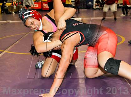Thumbnail 2 in CIF State Girls Wrestling Championships (Consolation Finals) photogallery.