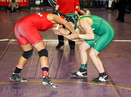 Thumbnail 2 in CIF State Girls Wrestling Championships (Consolation Finals) photogallery.