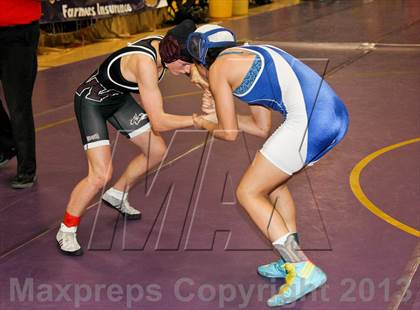 Thumbnail 2 in CIF State Girls Wrestling Championships (Consolation Finals) photogallery.