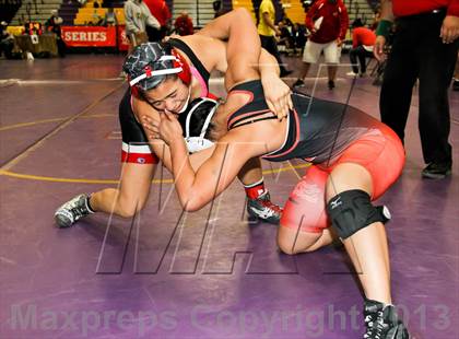 Thumbnail 3 in CIF State Girls Wrestling Championships (Consolation Finals) photogallery.