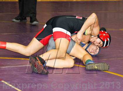 Thumbnail 2 in CIF State Girls Wrestling Championships (Consolation Finals) photogallery.