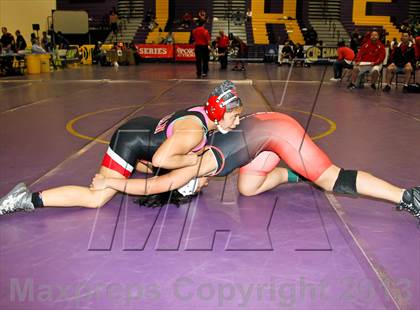 Thumbnail 2 in CIF State Girls Wrestling Championships (Consolation Finals) photogallery.