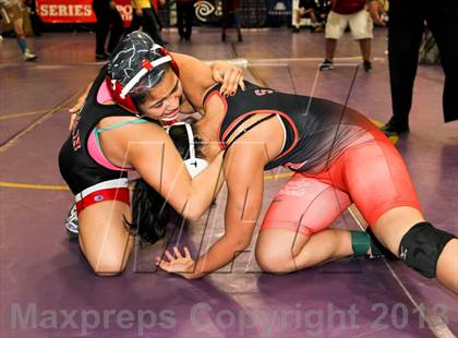 Thumbnail 3 in CIF State Girls Wrestling Championships (Consolation Finals) photogallery.