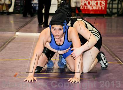 Thumbnail 1 in CIF State Girls Wrestling Championships (Consolation Finals) photogallery.