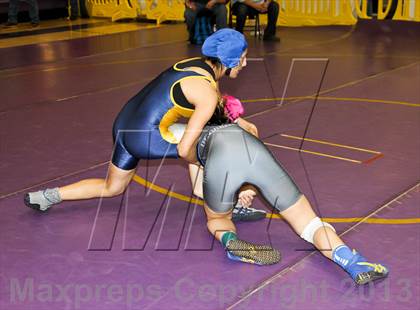 Thumbnail 2 in CIF State Girls Wrestling Championships (Consolation Finals) photogallery.