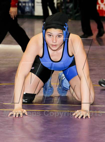 Thumbnail 3 in CIF State Girls Wrestling Championships (Consolation Finals) photogallery.