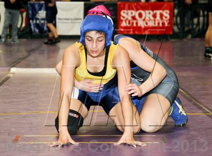 Thumbnail 2 in CIF State Girls Wrestling Championships (Consolation Finals) photogallery.