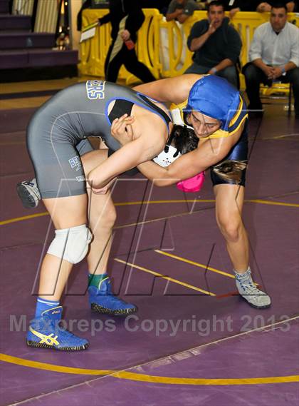 Thumbnail 3 in CIF State Girls Wrestling Championships (Consolation Finals) photogallery.