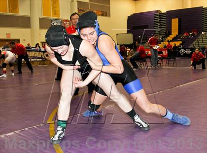 Thumbnail 2 in CIF State Girls Wrestling Championships (Consolation Finals) photogallery.