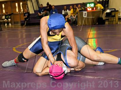 Thumbnail 2 in CIF State Girls Wrestling Championships (Consolation Finals) photogallery.