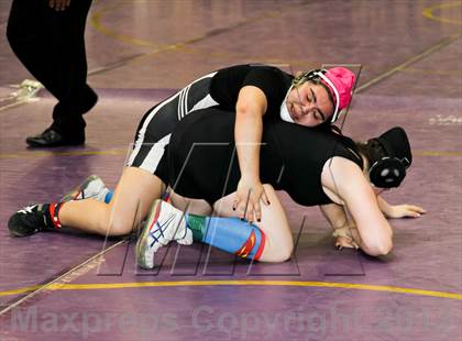 Thumbnail 2 in CIF State Girls Wrestling Championships (Consolation Finals) photogallery.