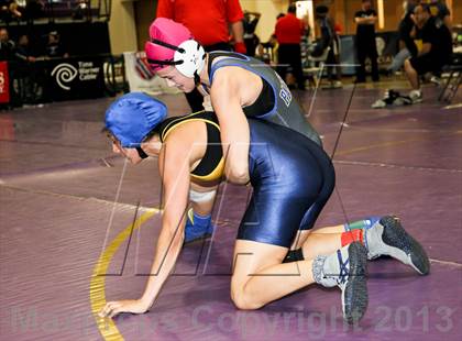 Thumbnail 3 in CIF State Girls Wrestling Championships (Consolation Finals) photogallery.