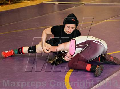 Thumbnail 2 in CIF State Girls Wrestling Championships (Consolation Finals) photogallery.