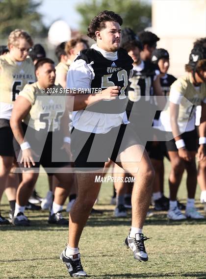 Thumbnail 3 in Verrado Black vs. Gold (Spring Football) photogallery.