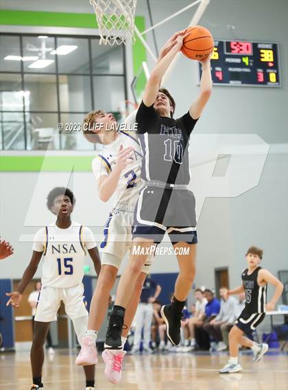 Thumbnail 1 in Forsyth Country Day vs Nansemond Suffolk Academy (Lowcountry Roundball Classic) photogallery.