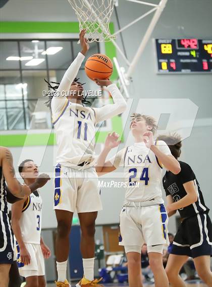 Thumbnail 1 in Forsyth Country Day vs Nansemond Suffolk Academy (Lowcountry Roundball Classic) photogallery.
