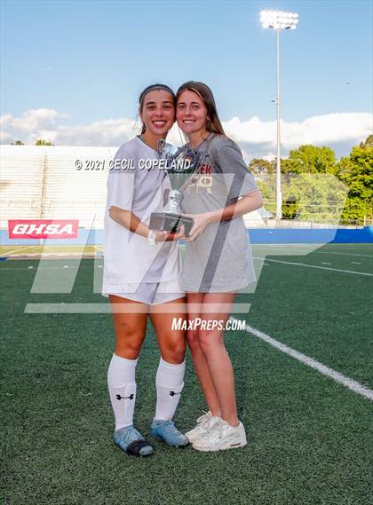 Thumbnail 2 in Johns Creek vs. Cambridge (GHSA 6A Championship) photogallery.