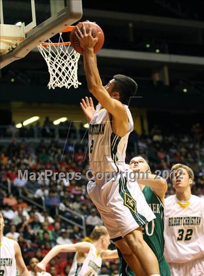 Thumbnail 2 in Gilbert Christian vs. Thatcher (AIA D3 Final) photogallery.