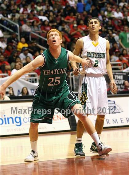 Thumbnail 2 in Gilbert Christian vs. Thatcher (AIA D3 Final) photogallery.