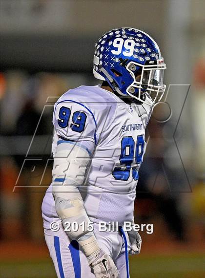Thumbnail 2 in Southington vs Darien (CIAC Class LL Semifinal) photogallery.