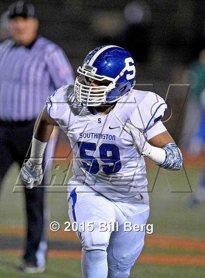 Thumbnail 1 in Southington vs Darien (CIAC Class LL Semifinal) photogallery.