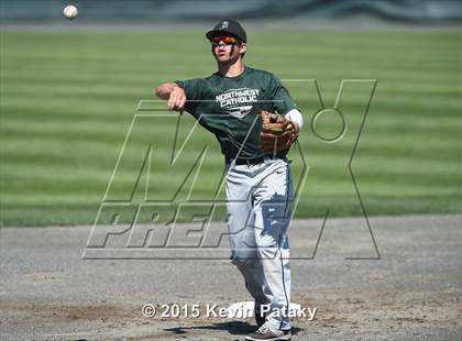 Thumbnail 2 in Northwest Catholic vs. Morgan (CIAC Class S Final) photogallery.
