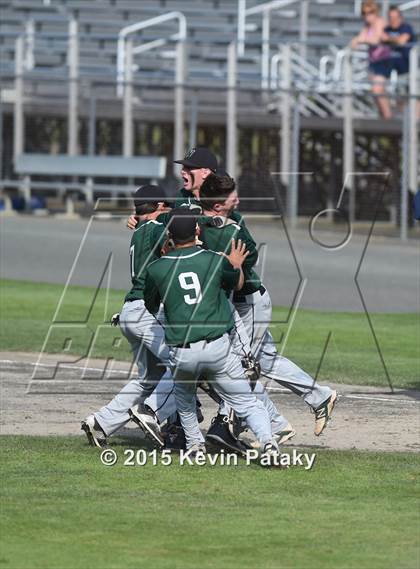 Thumbnail 2 in Northwest Catholic vs. Morgan (CIAC Class S Final) photogallery.