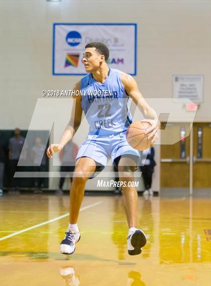 Thumbnail 1 in  Trinity Christian vs Panther Creek (Hoops and Dreams Showcase) photogallery.