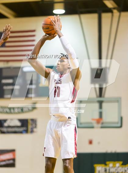 Thumbnail 3 in  Trinity Christian vs Panther Creek (Hoops and Dreams Showcase) photogallery.