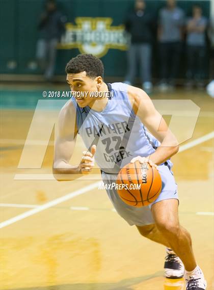 Thumbnail 3 in  Trinity Christian vs Panther Creek (Hoops and Dreams Showcase) photogallery.