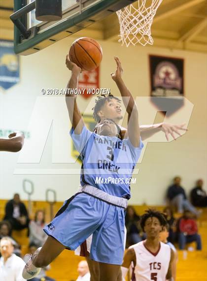 Thumbnail 1 in  Trinity Christian vs Panther Creek (Hoops and Dreams Showcase) photogallery.