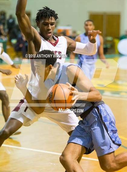 Thumbnail 1 in  Trinity Christian vs Panther Creek (Hoops and Dreams Showcase) photogallery.