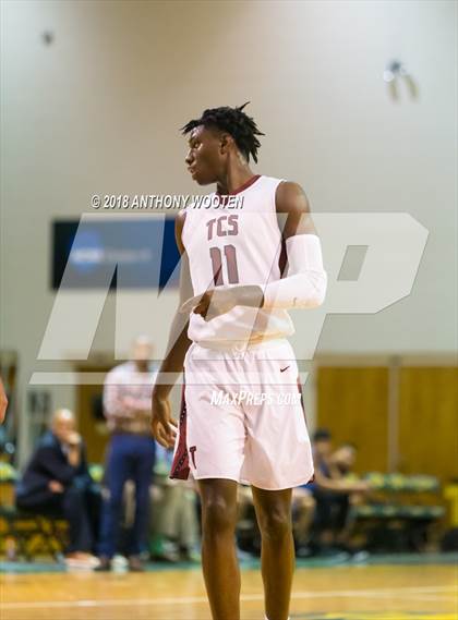 Thumbnail 2 in  Trinity Christian vs Panther Creek (Hoops and Dreams Showcase) photogallery.
